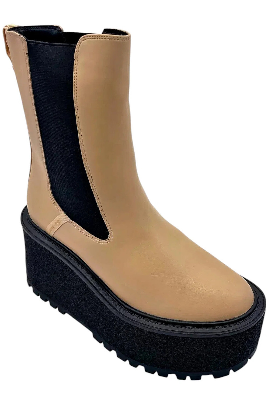 Circus NY by Sam Edelman Women's Susan Chelsea Boot Blonde - Medium